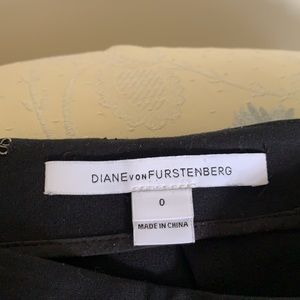 Diane Von Furstenberg classic black mini skirt
